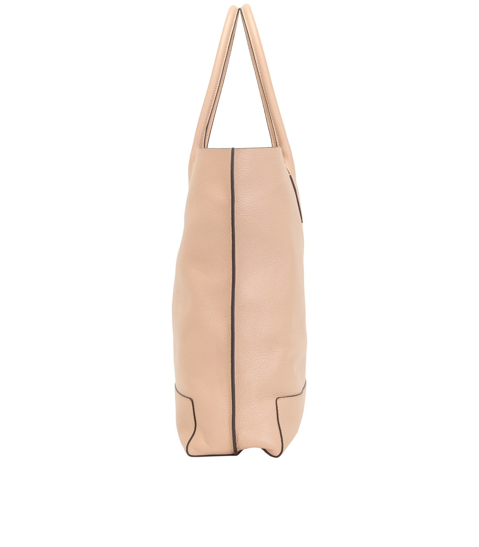 Blossom Tote, &pound;320, Handbags, Beige, Leather, Side view